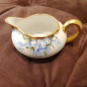 Limoges porcelain creamer.